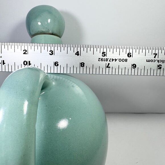 Mohawk Jug Green Stoneware Vintage Pottery NY R-4 Jug Sea Foam Green - Picture 9 of 9